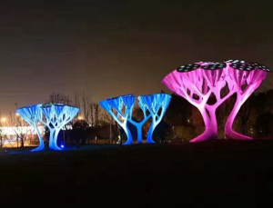 灯光树玻璃钢雕塑